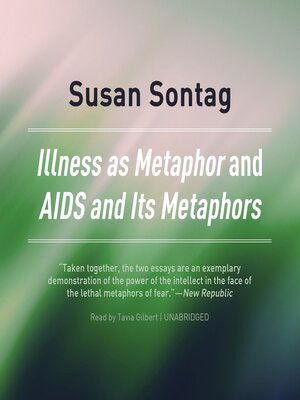 Illness as Metaphor and AIDS and Its Metaphors - Audiobook